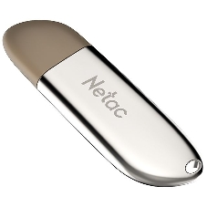 Флешка USB Netac U352 128Gb NT03U352N-128G-20PN, USB 2.0, с колпачком, металлическая