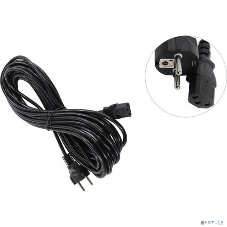 Кабель питания ExeGate Power PC-10P (Евровилка Schuko->С13) VDE-250V-3*0.75-CU, 10A, черный, 10м