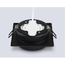 Светильник Ambrella light TN6710 BK черный IP44 GX53 max 15W 105*105*45