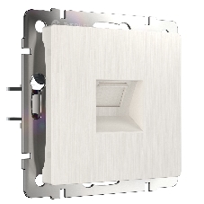 Розетка Ethernet RJ-45 (перламутровый рифленый)