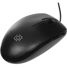 Мышь проводная Oklick 195M черный, 800 dpi, USB, кнопки - 3