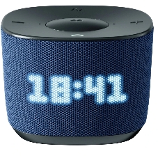 Умная колонка Sber Boom Home, 8Вт, с экраном, 1 динамик, часы, мультирум, TWS, Zigbee хаб, Wi-Fi, Bluetooth 5.0, Zigbee, Салют, морской