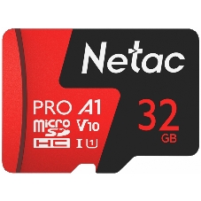 Флеш карта MicroSD card Netac P500 Extreme Pro 32Gb, retail version w/SD adapter