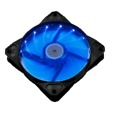 Вентилятор для корпуса Digma DFAN-LED-BLUE черный, 120 мм, 1200 об/мин, 23 дБ, 4 pin