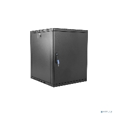 Шкаф ЦМО телекоммуникационный настенный сварной 12U (600 500) съемные стенки, дверь металл, черный