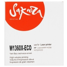 Картридж лазерный Sakura W1360X для HP, черный, 2600 к.