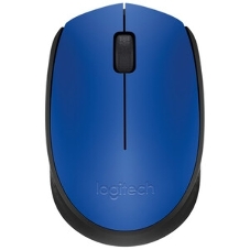 Мышь беспроводная Logitech M171 голубой, 1000 dpi, радиоканал, USB, кнопки - 3