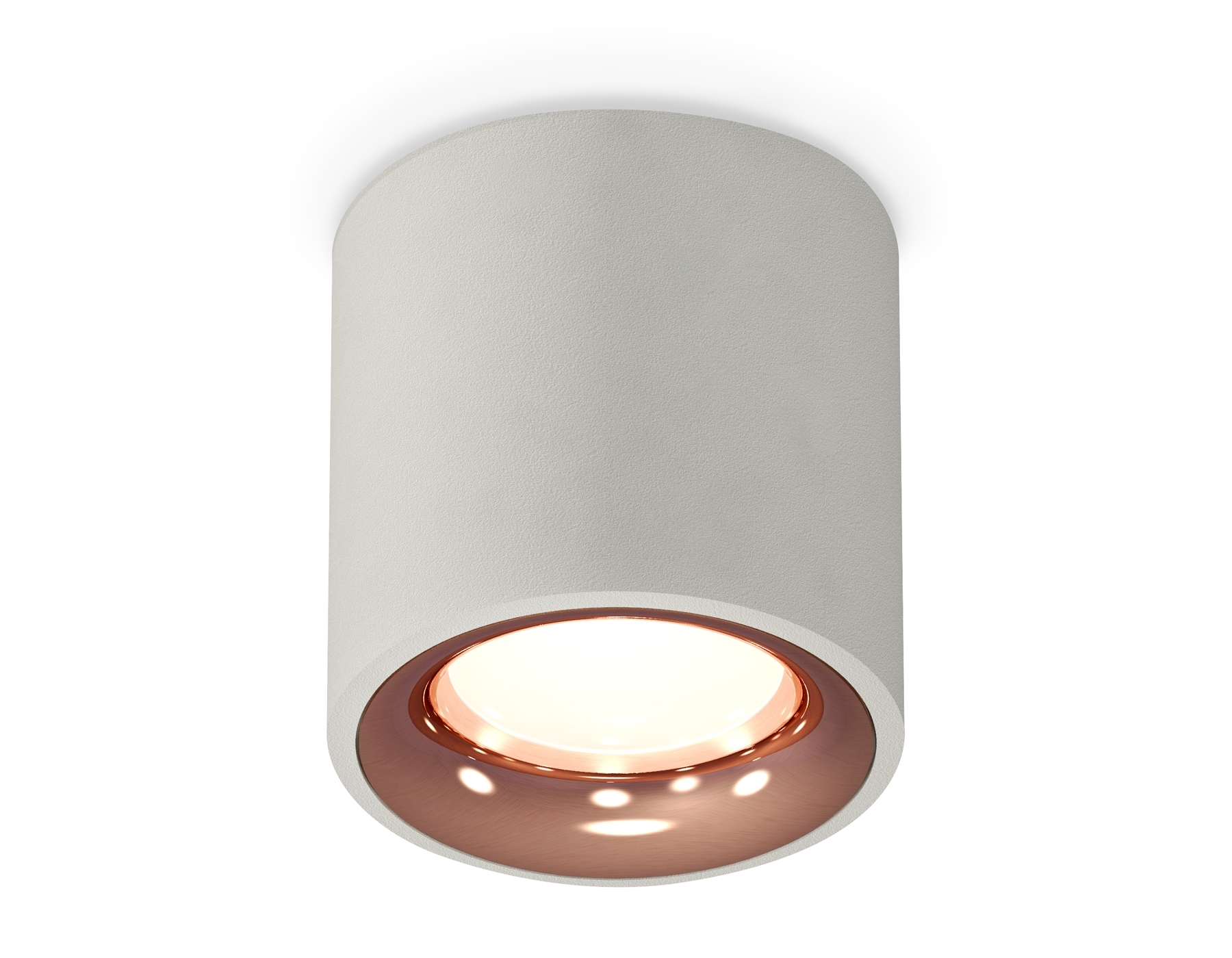 Светильник Ambrella Light XS7533025 SGR/PPG серый песок/золото розовое полированное MR16 GU5.3 (C7533, N7015)