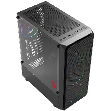 Корпус Bloody CC-126-BK, Midi-Tower, чёрный