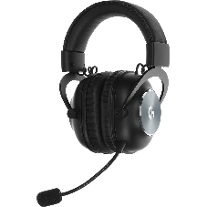 Гарнитура Logitech G PRO X чёрный, беспроводная, USB, подвижный микрофон, отсоединяемый кабель 2 м
