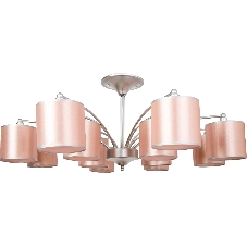 Люстра Hiper Peach H161-0 потолоч. розовый/серебристый