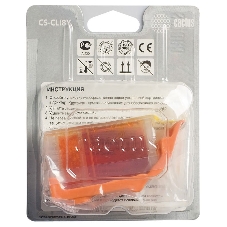 Картридж струйный Cactus CS-CLI8Y желтый (12 мл) для Canon Pixma iP4200, iP4300, iP4500, iP5100, iP5300, iP6600, iP6700, iP7500, iP7600, MP500, MP530, MP600, MP800, MP810, MP830, MP950, MP970, MX850, PRO-9000