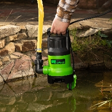 Дренажный насос Сибртех для грязной воды СДН800-35 800 Вт напор 9 м 13500 л/ч