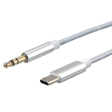 Кабель-переходник USB Cablexpert CCAB-CM35M-1M-W, Type-C/Jack3.5, Mobile, 1м, белый, коробка