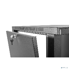 Шкаф ЦМО телекоммуникационный настенный сварной 12U (600 500) съемные стенки, дверь металл, черный