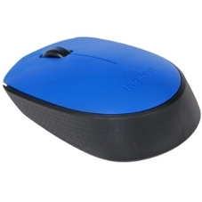 Мышь беспроводная Logitech M171 голубой, 1000 dpi, радиоканал, USB, кнопки - 3