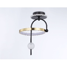 Светильник Ambrella light FL66424 BK/GD черный/золото 3000K/4200K/6400K 15W 240*220*347.7 (Без ПДУ)