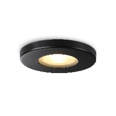 Светильник Ambrella light TN1181 BK черный IP44 GU5.3 D85*34