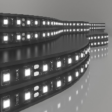 Лента светодиодная 120Led 9,6W IP20 6500K холодный белый (2835 24V 120Led 9,6W IP20 Black)