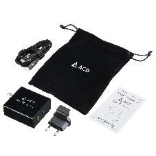 Сетевое зарядное устройство ACD-P602W-V1B 60Вт, 2xUSB 1PD+1QC, 3.6~20В/3А RTL
