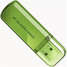 Флешка USB R/W Silicon Power R/W 8Gb Helios 101 SP008Gb,UF2101V1N USB 2.0 зеленый