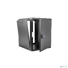 Шкаф ЦМО телекоммуникационный настенный сварной 12U (600 500) съемные стенки, дверь металл, черный