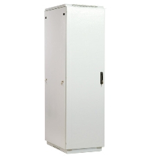 Шкаф коммутационный ЦМО ШТК-М-42.6.10-3ААА 42U 600x1020 мм пер. дв. металл задн. дв. стал. лист 2 бок. пан. направл. под закл. гайки 550 кг серый