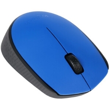 Мышь беспроводная Logitech M171 голубой, 1000 dpi, радиоканал, USB, кнопки - 3