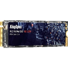 Накопитель SSD KingSpec NE-2TB, 2000Gb, PCIe 3.0 x4, M.2 2280, NVMe, R/W 2400/1900