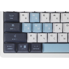 Клавиатура MSI Forge GK600 гибридная, Bluetooth, радиоканал, белый