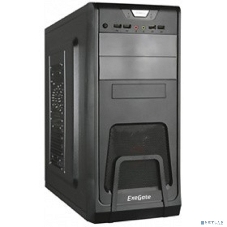 Компьютерный корпус Miditower ExeGate CP-603 Black, ATX, (без БП), 2хUSB+2хUSB 3.0, Audio