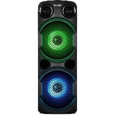 Колонка АС SVEN PS-750, черный (80 Вт, TWS, Bluetooth, FM, USB, microSD, LED-дисплей, 2х4400мА*ч)