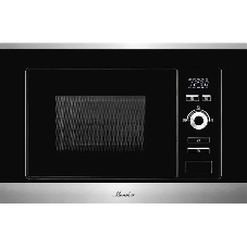 Встраиваемая микроволновая печь Monsher MMH 201 BX 60 см, 20 л, 8 автоматических кулинарных программ, 5 режимов мощности, функция размораживания по весу полуфабрикатов или по времени, черный и нерж.
