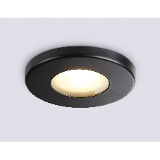 Светильник Ambrella light TN1181 BK черный IP44 GU5.3 D85*34
