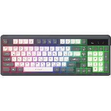 Клавиатура Oklick 731G проводная, USB Type-A, серый/белый