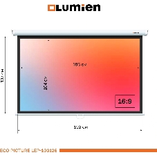 Настенный экран Lumien LEP-100126 Eco Picture 137х192см (рабочая область 104х186 см) (84