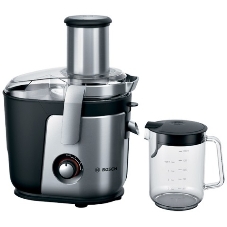 Соковыжималка центробежная Bosch MES4010 1200Вт рез.сок.:1500мл. серебристый/черный