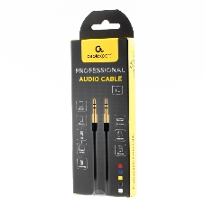 Кабель аудио Cablexpert CCAB-01-35MM-1MW, 3.5 Jack (M)/3.5 Jack (M), белый. 1м, блистер