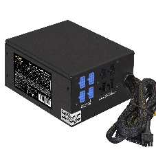 Блок питания серверный 800W ExeGate EX292212RUS ServerPRO-800RADS (ATX, for 3U+ cases, APFC, КПД 80% (80 PLUS), 14cm fan, 24pin, 2(4+4)pin, PCIe, 5xSATA, 4xIDE, FDD, Cable Management, black)