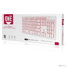 Клавиатура проводная с подсветкой Smartbuy ONE 328 USB белая SBK-328U-W