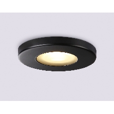 Светильник Ambrella light TN1181 BK черный IP44 GU5.3 D85*34