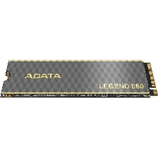 Накопитель SSD ADATA LEGEND 860, 500Gb, PCIe 4.0 x4, M.2 2280, NVMe, R/W 5000/3000, с радиатором