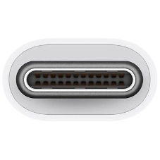 Адаптер Apple MJ1M2ZM/A USB-USB-C белый 0.11м (MJ1M2FE/A)