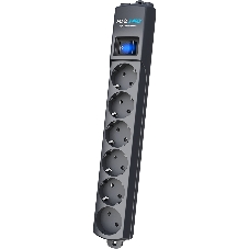 Сетевой фильтр Pilot S Max (5 euros + 1GP), 15A/3.5kVA, automatic, 10 m, graphite