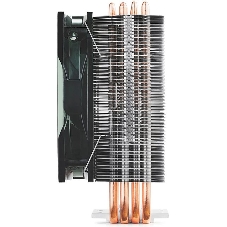 Кулер Deepcool GAMMAXX 400 BLUE BASIC серебристый 120мм алюминий+медь 1500rpm 30db 4-pin 130W 154мм