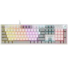 Клавиатура Defender Dasher GK-472 проводная, USB Type-A, белый/серый