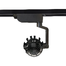 Трековый однофазный светодиодный светильник Ambrella light GL6107 BK черный LED 10W 4200K 24°