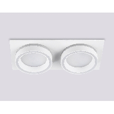 Светильник Ambrella light TN52423/2 WH/FR белый/белый матовый GX53 max 12W 210*105*45