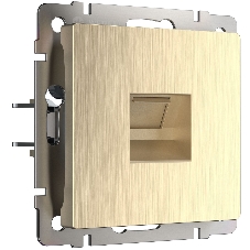 Розетка Ethernet RJ-45 (шампань рифленый)