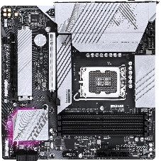 Материнская плата Gigabyte B760M AORUS ELITE WIFI6E GEN5, LGA1700, Intel B760, 4xDDR5, 4xSATA, 2xM.2 PCIe 4.0, 1xPCIe 5.0 x16, 1xPCIe 4.0 x4, 1xHDMI, 1xDisplayPort, 1x 2.5Gb LAN, 1xUSB 3.2 Gen2x2 Type-C, 1xUSB 3.2 Gen2 Type-A, 3xUSB 3.2 Gen1, 4xUSB 2.0, 2x3.5 мм, 7.1, microATX